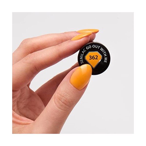 Semilac Vernis à ongles gels semi-permanents UV 362 Go Out With Me 7ml