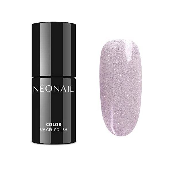 NEONAIL New Bride Vernis à ongles UV à paillettes avec particules Violet 7,2 ml