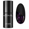 NEONAIL Vernis à ongles UV Top Coat TOP GLOW CELEBRATE 7.2 ml Glitter Lack mit Flecken