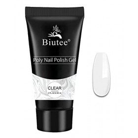Biutee 60ml Gel pour Extension dOngle Gel Construction Ongle, Gel Construction Ongle UV pour Débutant et Professionnel, Gel 