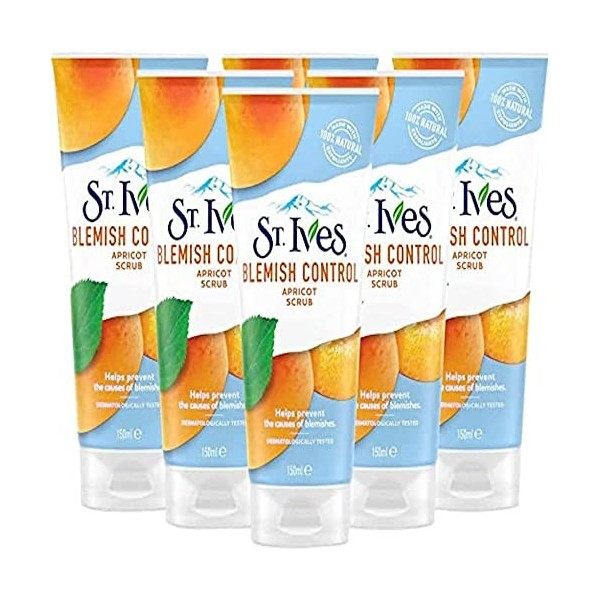 .IVES St. Ives Lot de 6 gommages anti-imperfections à labricot 150 ml Gommage / Exfoliants