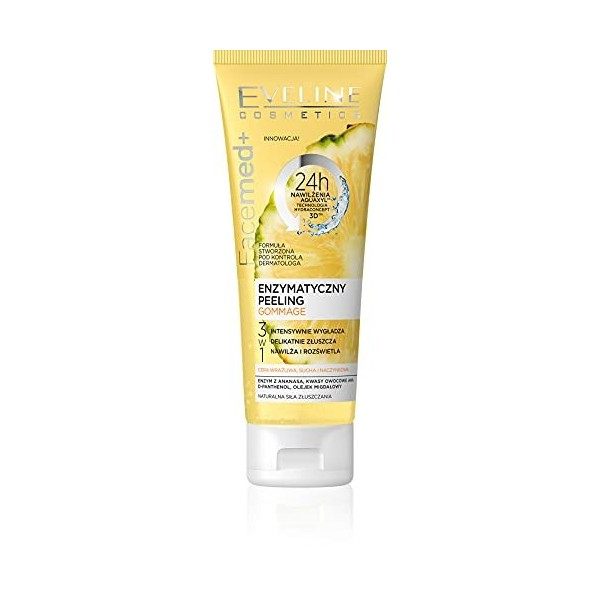 Eveline Cosmetics Gommage Peeling Enzymatique Facemed Ananas 75 ml Gommage / Exfoliants