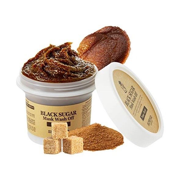 SKIN FOOD since 1957 Masque au sucre noir Laver 3.52 fl.&nbsp;oz. 100g - Gommage au sucre noir - Gommage visage au sucre pour hy G...