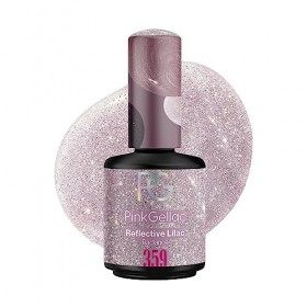 Pink Gellac Vernis Semi Permanent - Reflective Lilac 15 ml - Vernis Semi-Permanent Violet Facile à Utiliser – Une Base de Ver