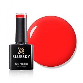 Vernis à ongles gel Bluesky, morsure de vampire Néon31, 10 ml dorange à feu vif, durable, résistant aux puces, 10 ml nécess
