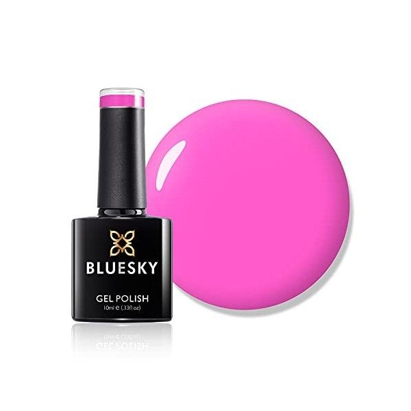 Vernis à ongles gel Bluesky, morsure de vampire Néon31, 10 ml dorange à feu vif, durable, résistant aux puces, 10 ml nécess