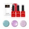 Vernis à ongles gel Bluesky, morsure de vampire Néon31, 10 ml dorange à feu vif, durable, résistant aux puces, 10 ml nécess