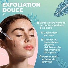 VERA 10% AHA + 2% BHA Sérum Peeling Visage - 30ml - Exfoliant Visage à Base Aqueuse - Aide à Atténuer les Rides, Ridules, Hyp