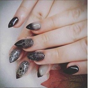 Senvenski Semi Permanent Vernis à Ongles Gel Blanc Noir Argent Gris vernis change de couleur temperature Magnétique Briller C