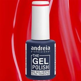 Andreia Professional - The Gel Polish - Vernis à Ongles Gel Semi-Permanent Sans Solvant et Sans Odeur - Colour G15 Rouge Neon