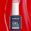 Andreia Professional - The Gel Polish - Vernis à Ongles Gel Semi-Permanent Sans Solvant et Sans Odeur - Colour G15 Rouge Neon