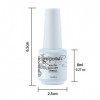 Vishine Vernis à ongles Semi-permanent Soak Off UV LED Gel Polish Nail Gel Manucure 8ml Rose foncé 770