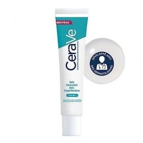 CeraVe Soin Concentré Anti Imperfections, Gel Visage Enrichi Aux AHA, À L’Acide Salicylique, Réduit Les Imperfections, Pour P...