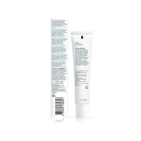 CeraVe Soin Concentré Anti Imperfections, Gel Visage Enrichi Aux AHA, À L’Acide Salicylique, Réduit Les Imperfections, Pour P...