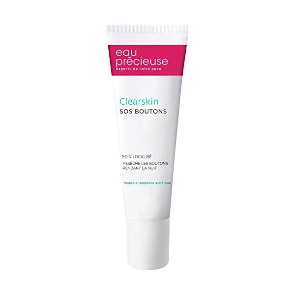 Eau Précieuse - SOS Boutons Clearskin - Soin Localisé - Assèche les Boutons pendant la Nuit - Aide à réduire les boutons - Pe...