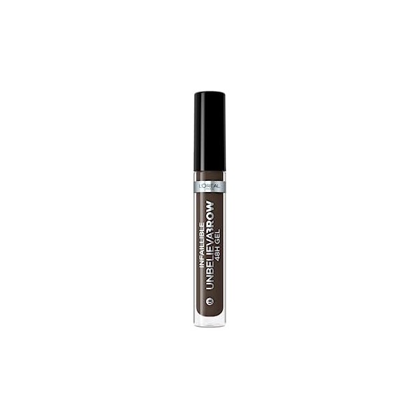 LOréal Paris - Crayon à Sourcils Longue Tenue Waterproof - Unbelievabrow - Teinte : Dark Brunette 108 - 3.4 ml