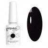 Vishine Vernis à ongles Semi-permanent Soak Off UV LED Gel Polish Nail Gel Manucure Noir 687 