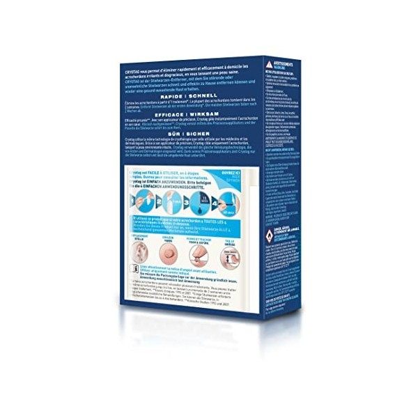 Cryotag Skin Tag Remover - Rapide Efficace Sûr - Elimine les acrochordons par cryothérapie- jusquà 12 traitements