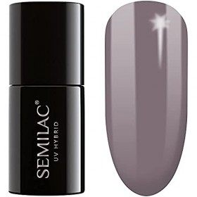 Semilac Vernis à ongles gels semi-permanents UV 017 Grey 7ml