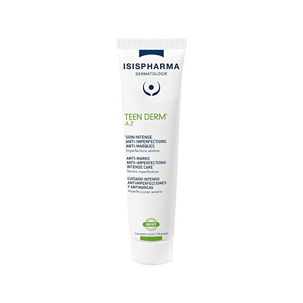 IsisPharma Teen Derm AZ - Soin intense pour peaux acnéiques - Effets visibles rapides