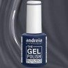 Andreia Professional -Le Gel Polonais - Gel sans solvant ni odeur - Couleur G47 Gris Froid - Nuances de rouge et nue - 10.5ml