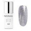 NEONAIL Vernis Semi Permanent Base Coat 7,2 ml Vernis Gel UV Semi Permanent Glitter Effect Base Silver Twinkle Base Vernis à 