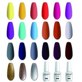 Vishine Lot de Vernis Gel Semi-Permanent 22 couleurs variés avez Base Coat & Top Coat Vernis à Ongles Gel UV LED Soak Off 2