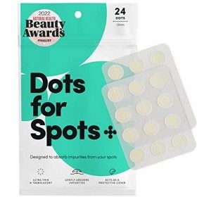 Dots for Spots® Gagnant 2020*, Pimple Patchs Originaux Anti-Bouton dAcné, Non Testé sur des Animaux 1 Paquet de 24 Patchs 