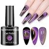 Senvenski Vernis Semi Permanent Art Gel Liner Paint Design Set Blanc Noir Or Argent Fluorescent Vernis à Ongles Couleur Shell