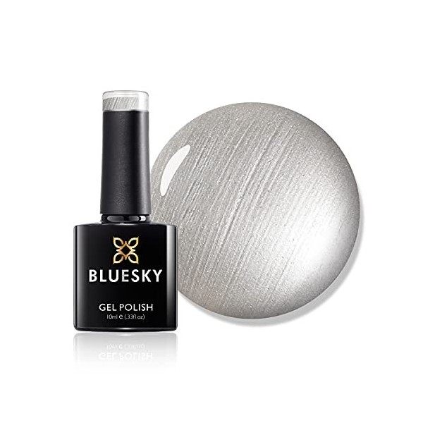 Bluesky 80532 UV/LED Curing Gel Vernis à Ongles Silver Chrome