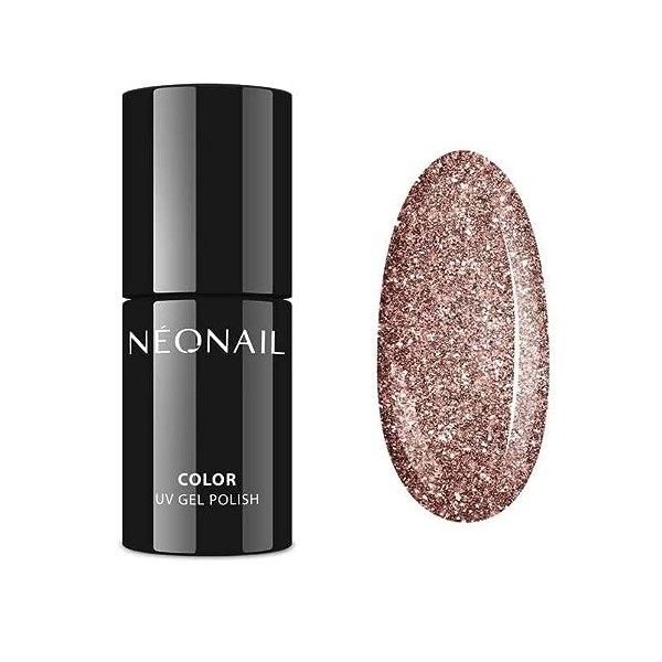 NEONAIL Gold Paillettes avec particules Vernis à ongles UV 7,2 ml UV LED Glow The Day