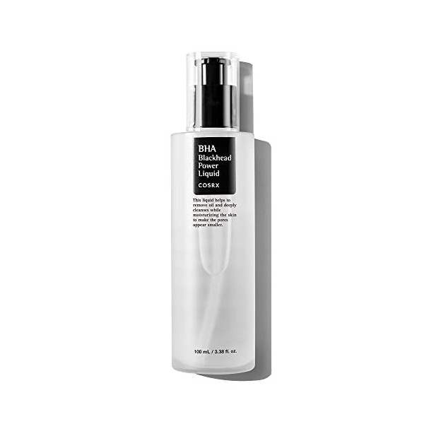 COSRX BHA 4% Liquide anti-points noirs, 100ml | Exfoliant + Hydratant | Exfoliation chimique liquide pour obtenir une peau ne...