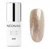 NEONAIL Vernis Semi Permanent Base Coat 7,2 ml Vernis Gel UV Semi Permanent Glitter Effect Base Gold Twinkle Base Vernis à On