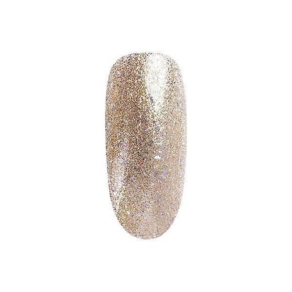 NEONAIL Vernis Semi Permanent Base Coat 7,2 ml Vernis Gel UV Semi Permanent Glitter Effect Base Gold Twinkle Base Vernis à On