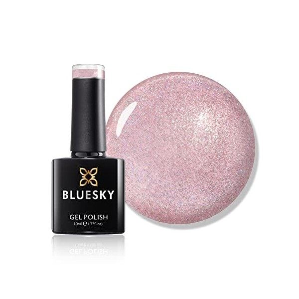 Bluesky Gel Nail Rolir, Marine SR11, bleu, paillettes, lumière, sarcelle durable, résistant aux puces, 10 ml nécessite du sé