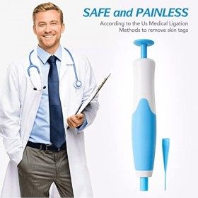 Acrochordons Traitement, Auto Skin Tag Remover Kit, Délimination des Acrochordons Verrues pour Anti Acrochordons Petites à G ...