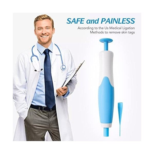 Acrochordons Traitement, Auto Skin Tag Remover Kit, Délimination des Acrochordons Verrues pour Anti Acrochordons Petites à G ...