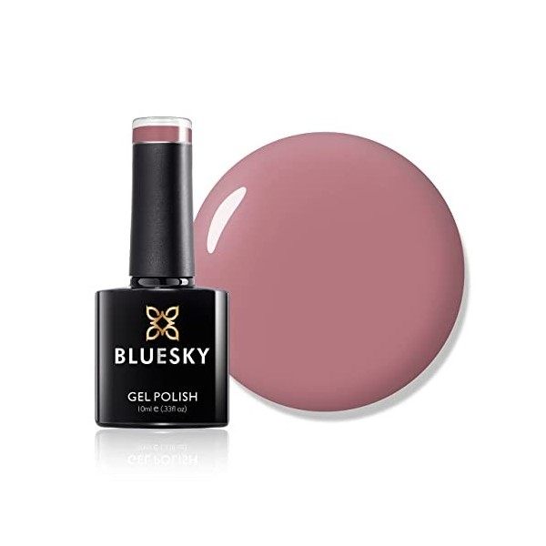 Vernis à ongles gel Bluesky, taquine QXG080, rose nu, brillant, durable, résistant aux puces, 10 ml nécessite du séchage sou