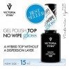 Victoria Vynn No Wipe Top Coat Gloss Gel UV/LED Vernis à Ongles Soak Off Hybrid Manucure 15 ml