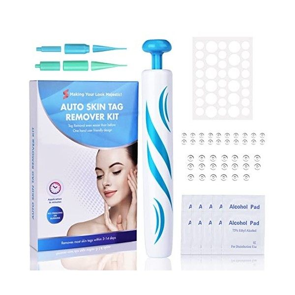 Acrochordons Traitement, Appareil Pour Enlever Acrochordon Petit, Moyen, Grand Sans Cicatrice Indolore Kit Délimination Des ...