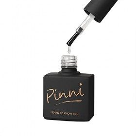 PINNI No Wipe Top Coat Édition Améliorée Gel Vernis à ongles 12ML Finition brillante semblable à de lacier 30 jours de port 