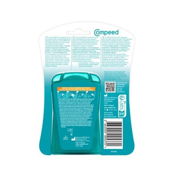 Compeed - Patchs anti-imperfections* Discrets – patchs hydrocolloïdes - Idéal pour une utilisation discrète de jour - pour im