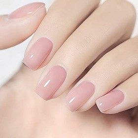 Vishine 15ml Vernis à ongles Semi-permanent Jelly Crystal Rose laiteux LED UV Gel Polish Soak Off Vernis Gel Couleur Rose Cla