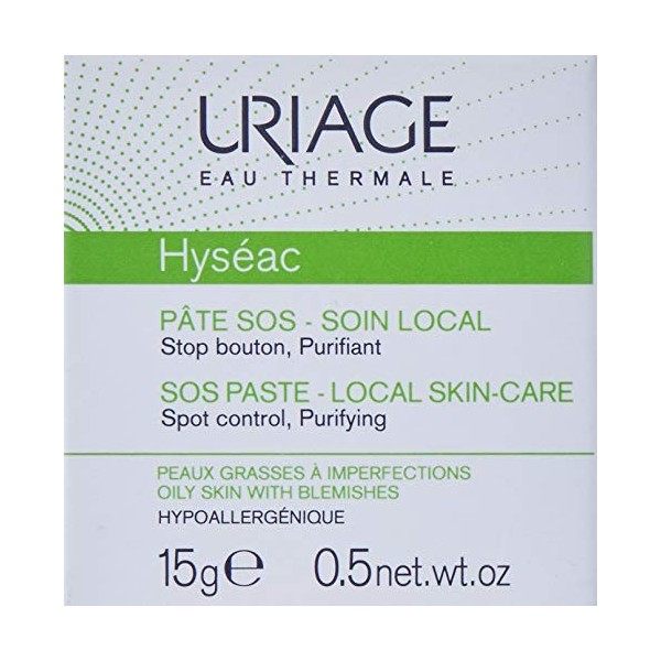 Uriage Hyséac Pâte SOS Soin Local 15 g Crème Jour et Nuit