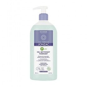 Eau Thermale Jonzac - Gel nettoyant purifiant - Pure - Peaux mixtes à grasses, même sensibles - Certifié Bio Cosmos Organic -...