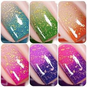Vishine Soak Off UV LED Température Changement de Couleur Chameleon Vernis à Ongles Gel Semi-Permanent Lot Color Mix/Multi-Co