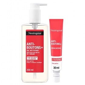 Neutrogena Anti-boutons + Sérum quotidien + Neutrogena Anti-boutons + Gel Nettoyant