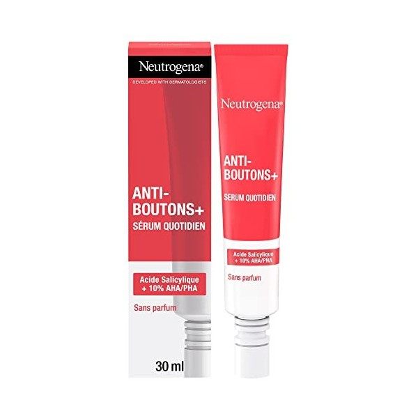 Neutrogena Anti-boutons&nbsp;+ Sérum quotidien + Neutrogena Anti-boutons&nbsp;+ Gel Nettoyant Crème Jour et Nuit