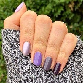 Vishine Vernis Gel Semi Permanent - Vernis à Ongles Gel Soak Off Lot 6 Couleurs 8ml Chaque Flacon, Lot Pourpre Lilas Populair