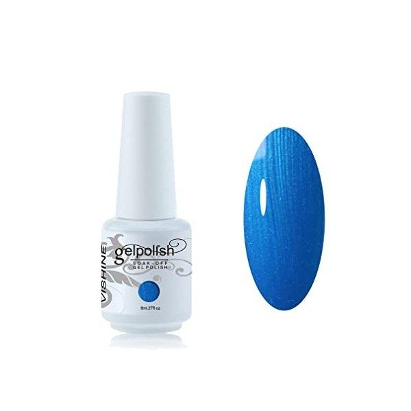 Vishine Vernis à ongles 8ml Semi-permanent GelPolish Soak-off UV LED Manucure Vernis Gels 1423